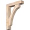 Ekena Millwork Legacy Block Smooth Bracket w/ Offset Brace, Douglas Fir, 7 1/2"W x 36"D x 48"H BKT0806X36X48LEC05SDF - alternate 1